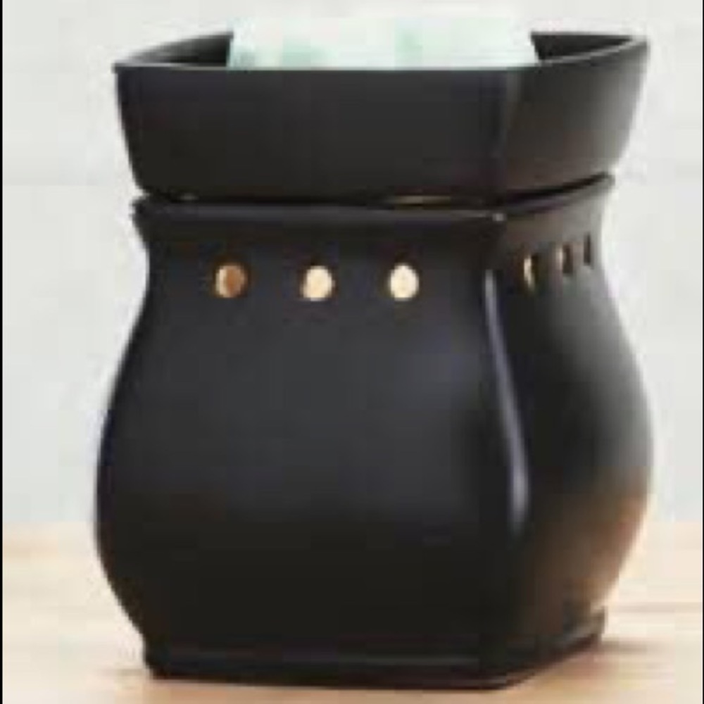 Classic Satin Black Scentsy Warmer Electric Wax Melt Warmer - Picture 11 of 11